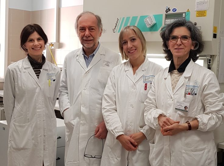 Nella foto il gruppo di ricerca delle malattie infettive